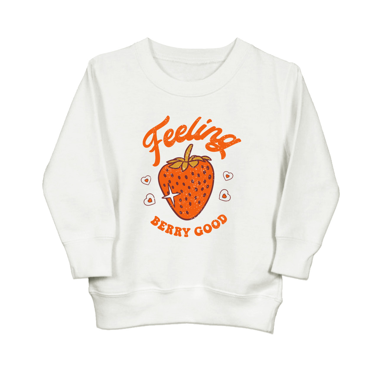 Feeling Berry Good Strawberry Kids Sweatshirt Sale-Beepumpkin™