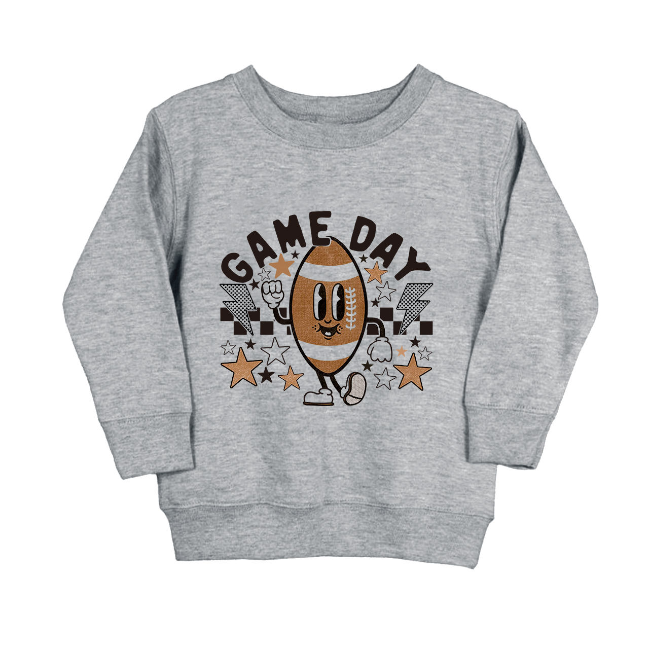 Football Game Day Kids Sweatshirt