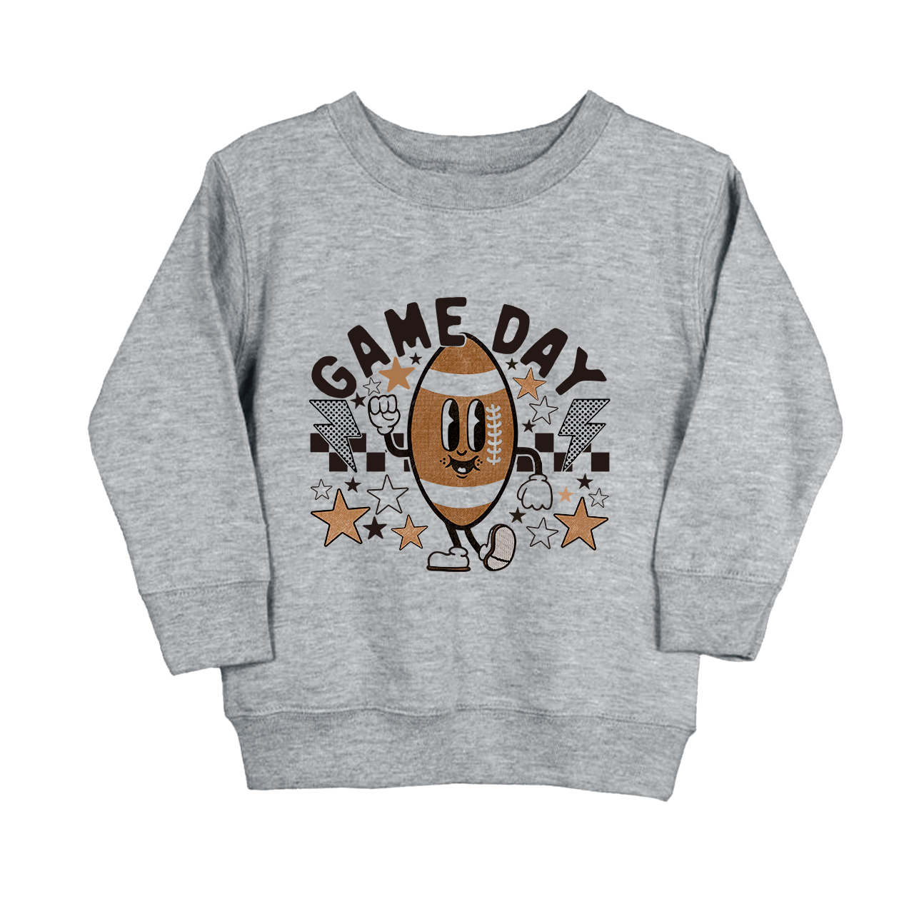 Football Game Day Kids Sweatshirt