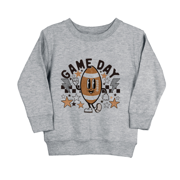 Football Game Day Kids Sweatshirt
