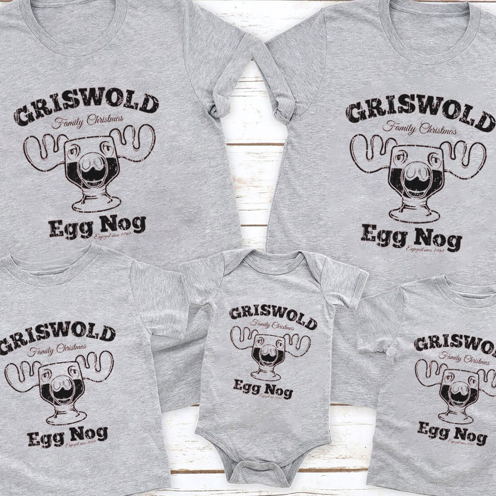 Griswold Eggnog Christmas Family Matching Shirt