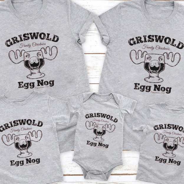 Griswold Eggnog Christmas Family Matching Shirt