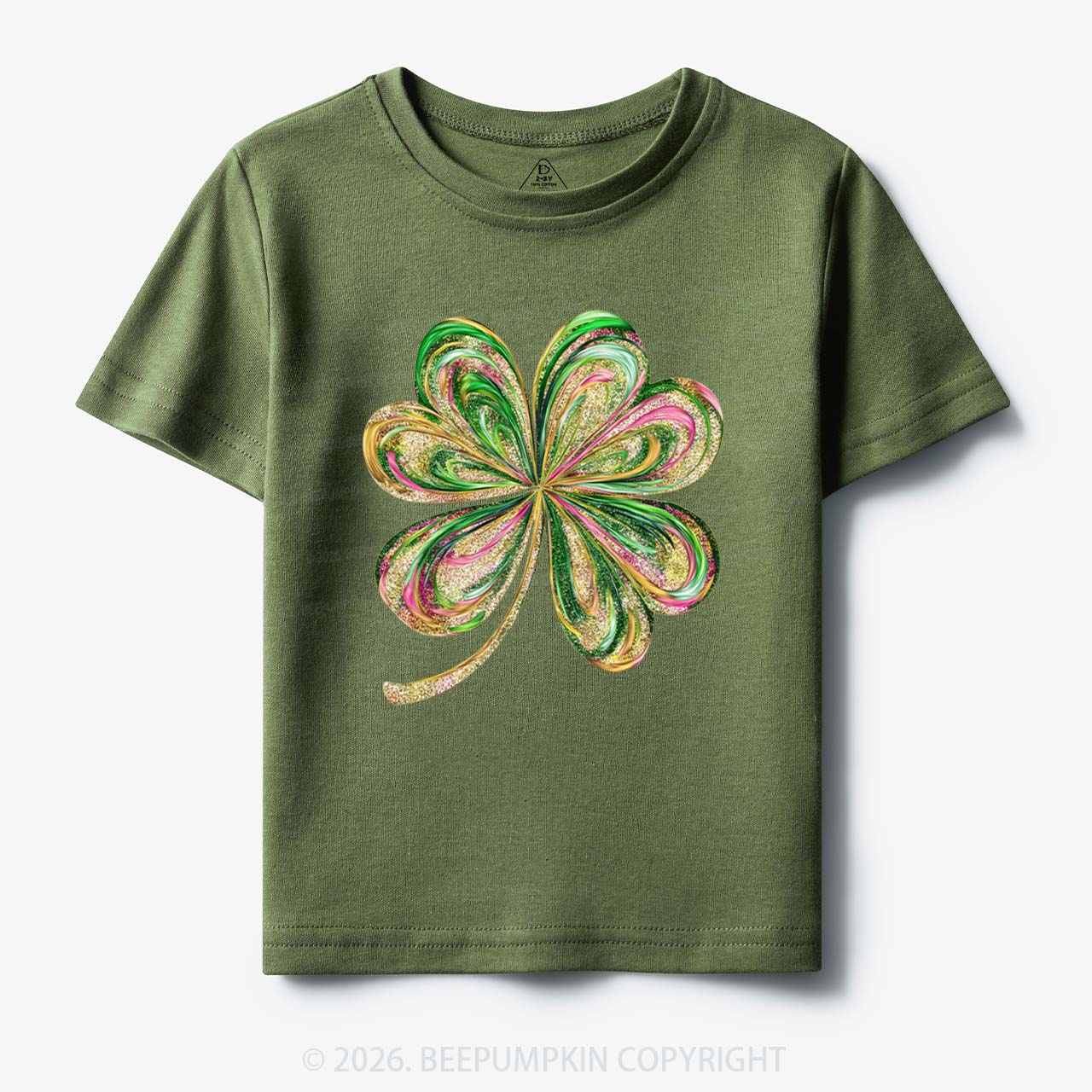 Retro Lucky Shamrock St Patrick's Day Toddler&Kid's Tees Beepumpkin
