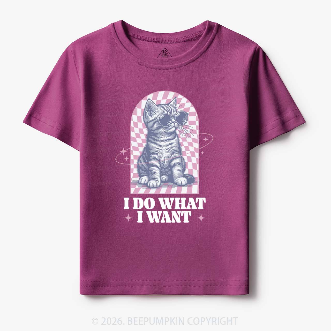 I Do What I Want Kitten Toddler&Kid's Tees