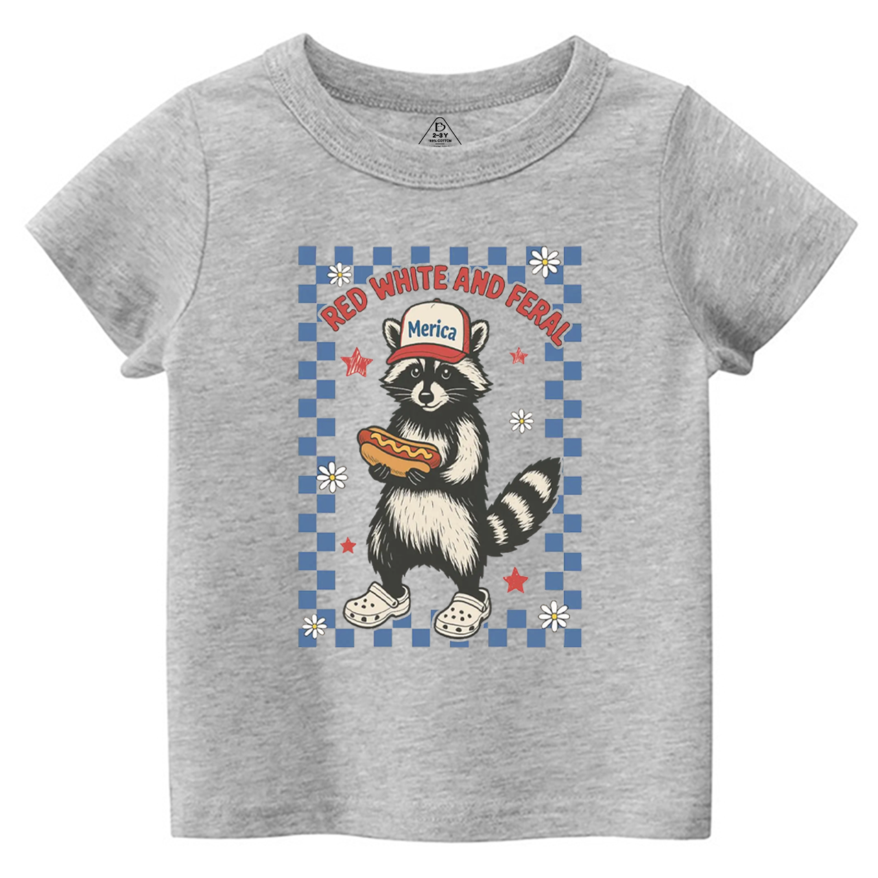 Red White And Feral Fourth Of July Toddler&Kid's Tees Beepumpkin 
