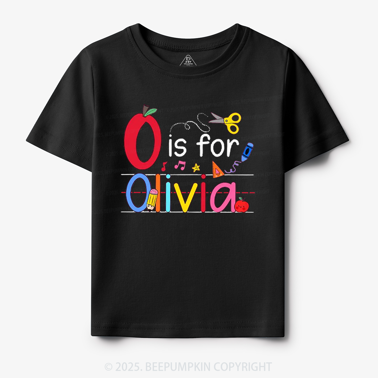 Personalized Interesting Kids Name Toddler&Kid's Tees Beepumpkin