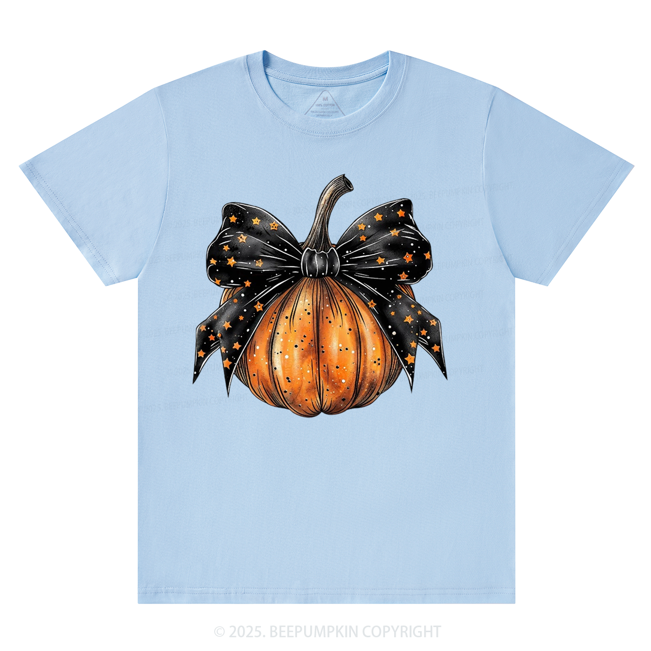 Stars Bow Halloween T-Shirts Beepumpkin
