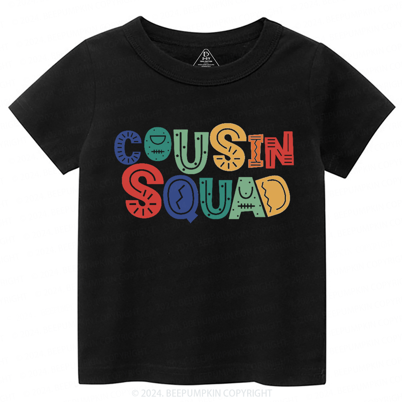 Colorful Cousin Crew Toddler&Kids Tees