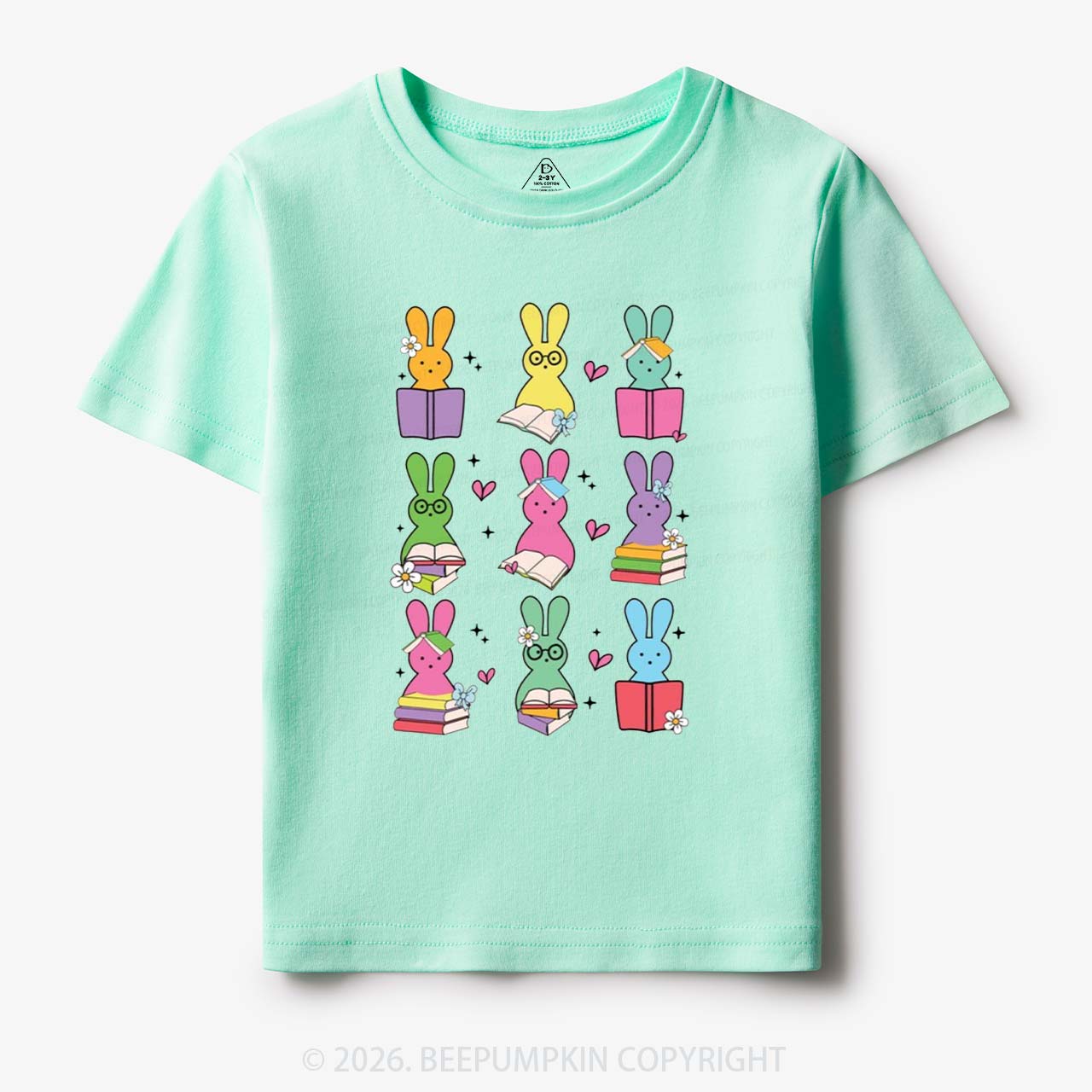 Book Lover Easter Bunnies Toddler&Kid's Tees
