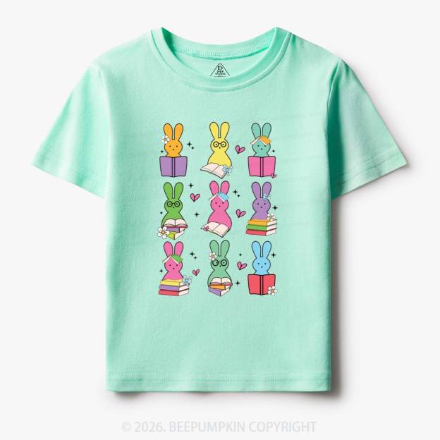 Book Lover Easter Bunnies Toddler&Kid's Tees