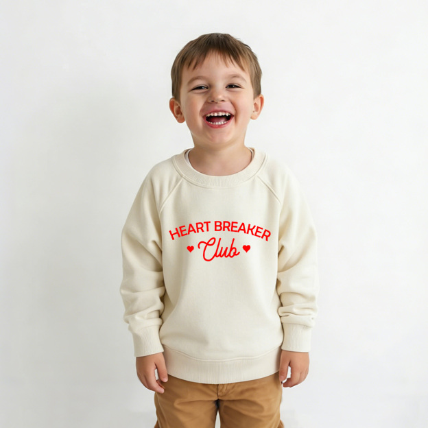Heart Breaker Club Valentine's Day Kid's Sweatshirt