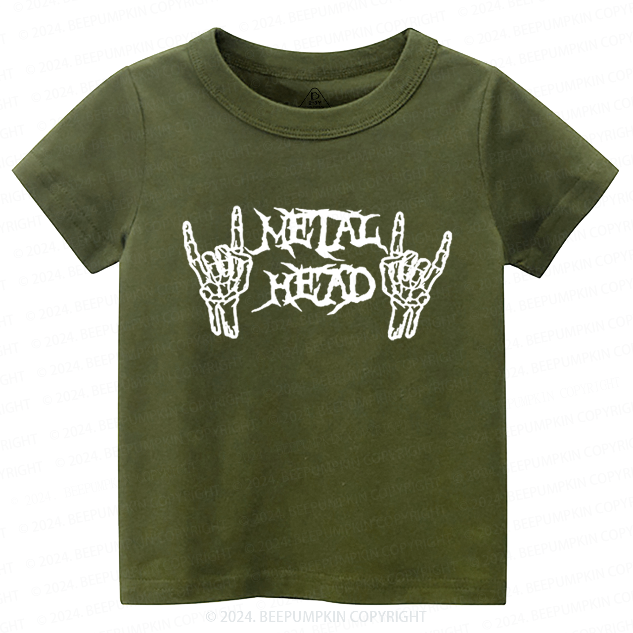 Metal Head Heavy Metal Toddler&Kids Tees 8
