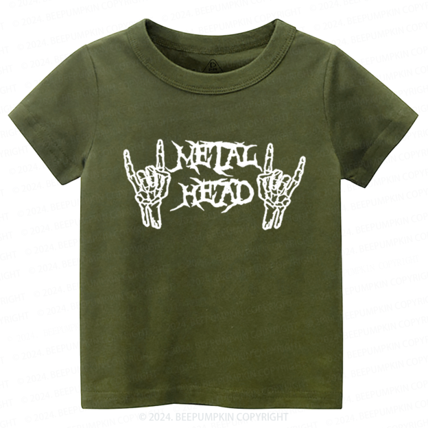 Metal Head Heavy Metal Toddler&Kids Tees 8