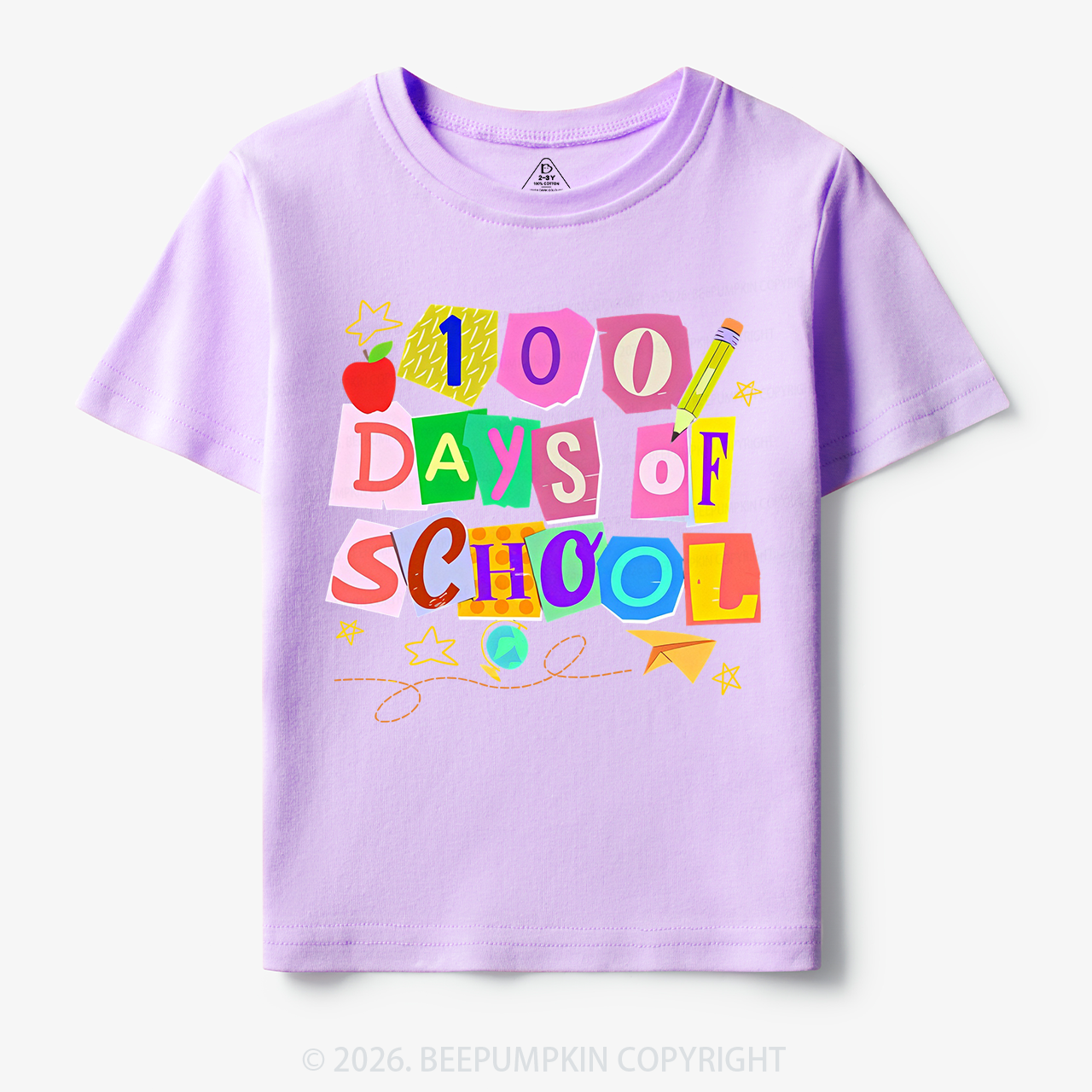 Crafty Classroom 100 Days Edition School Toddler&Kid's Tees