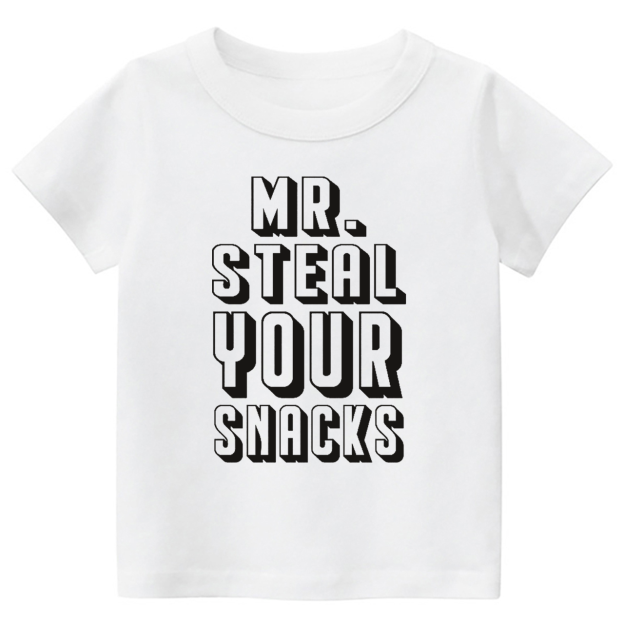 Mr Steal Your Snacks Toddler&Kids Tees