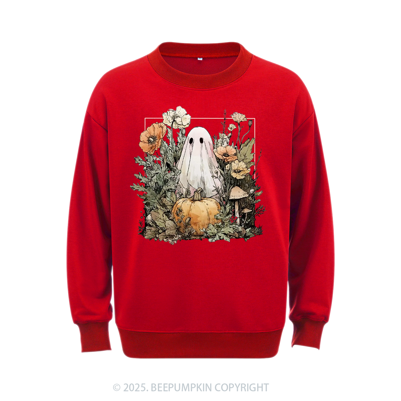 Halloween Fall Ghost Sweatshirt Beepumpkin