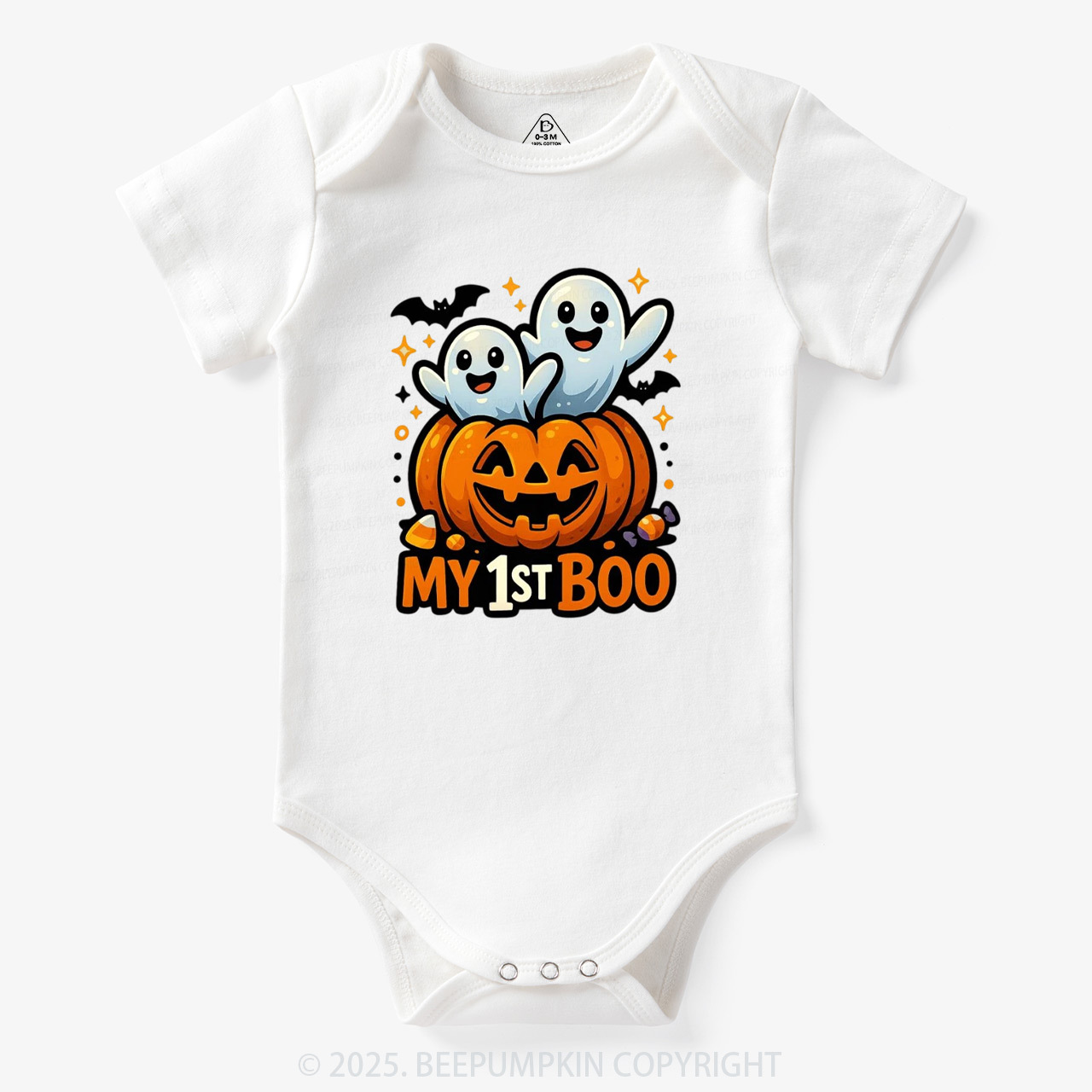 My First Halloween Bodysuit Beepumpkin