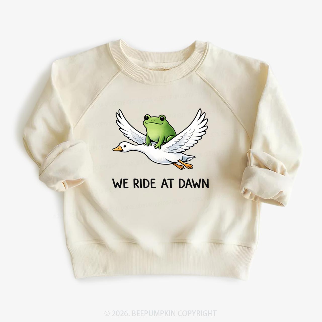 We Ride at Dawn Kid's Sweatshirt