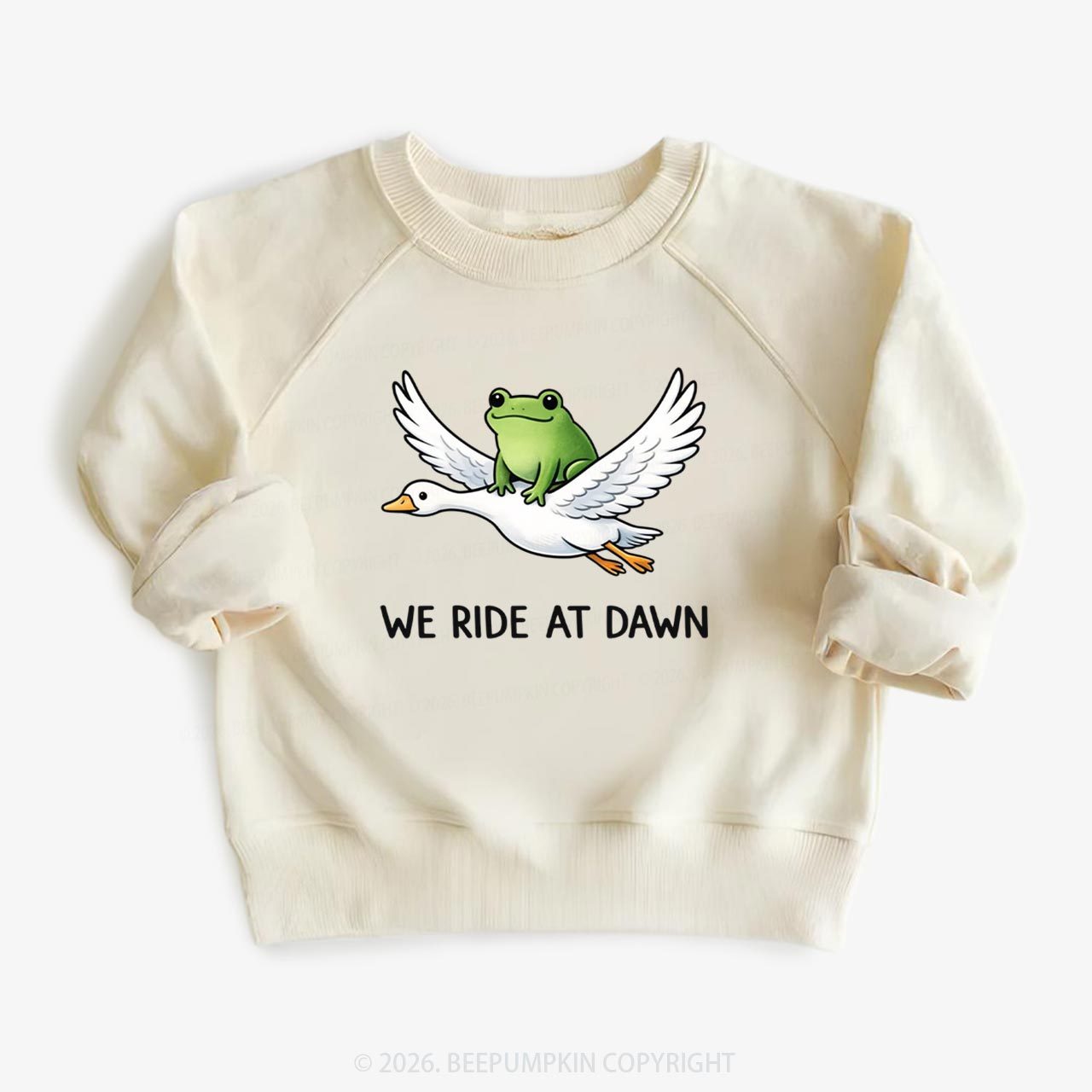 We Ride at Dawn Kid's Sweatshirt