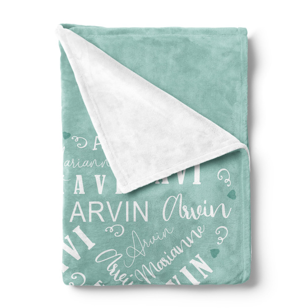 Close To Her Heart Personalized Blanket