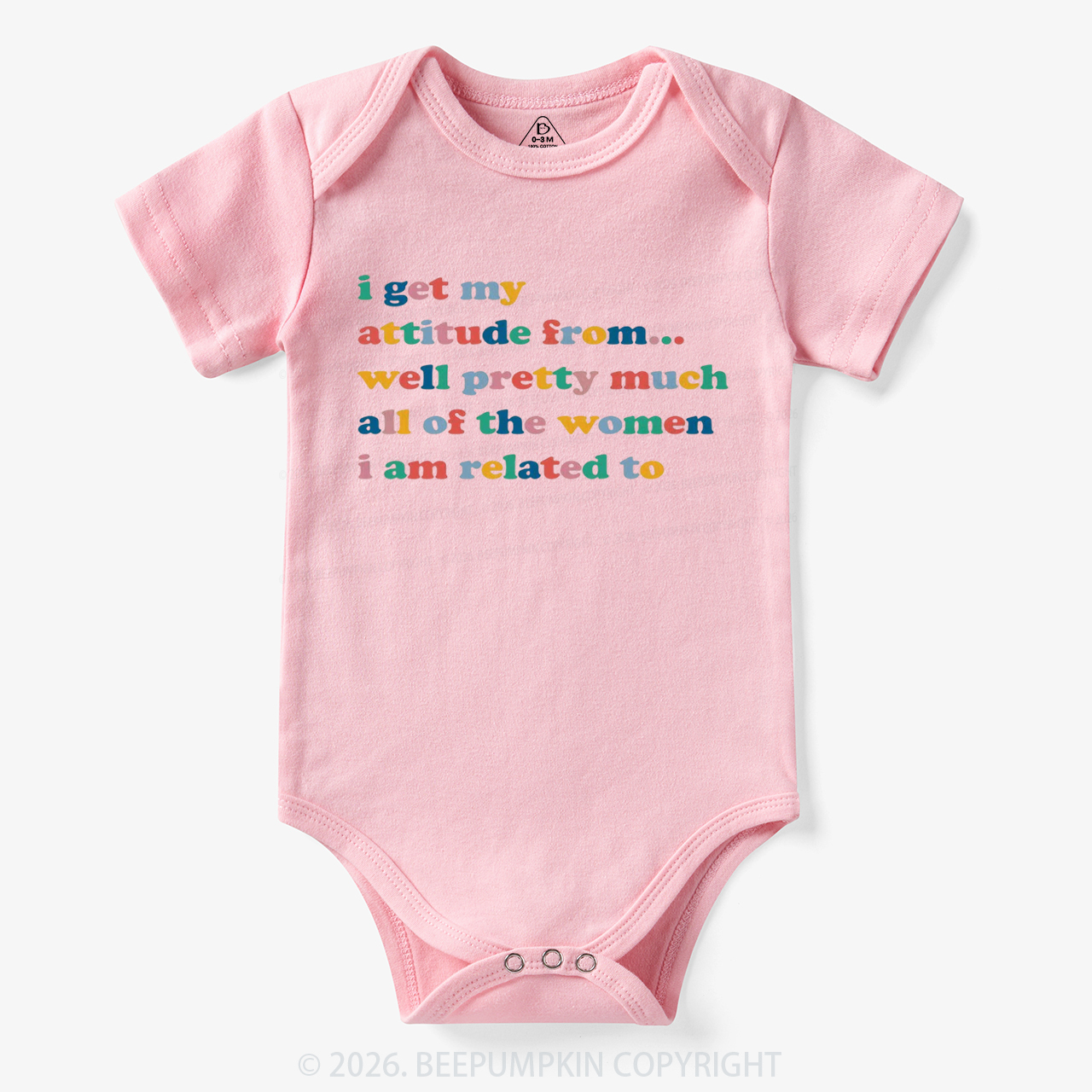 I Get My Attitued From Feminist Bodysuit