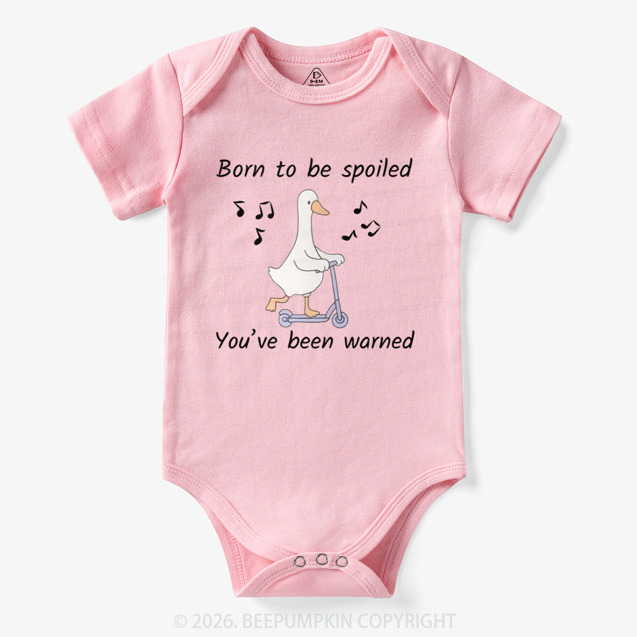 Born To Be Spoiled You’ve Been Warned Bodysuit