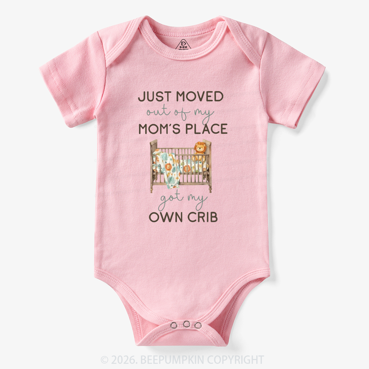 Moved out of my Mom's Place Got My Own Crib Funny Bodysuit