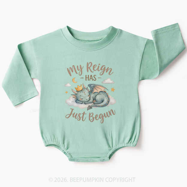 My Reign Has Just Begun Cute Dragon Baby Bubble Romper