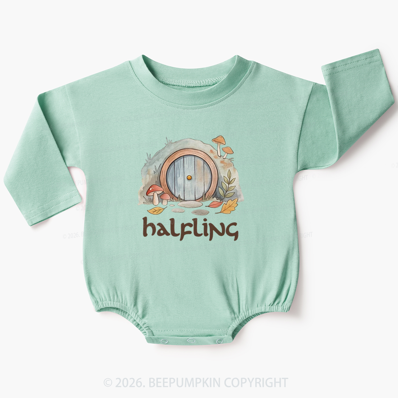 Cute Fantasy Halfling Baby Bubble Romper