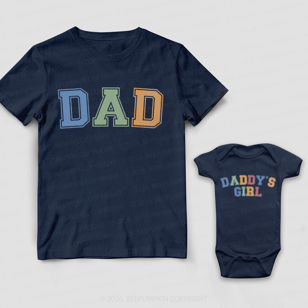  Retro Daddy & Me Father's Day Dad&Me Matching Shirts