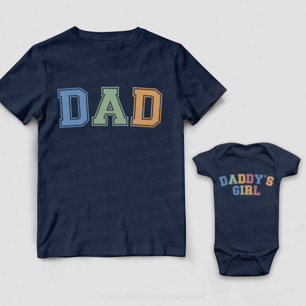  Retro Daddy & Me Father's Day Dad&Me Matching Shirts