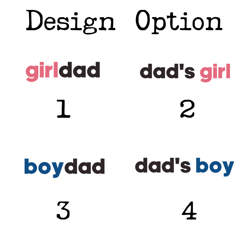 GirlDad BoyDad Dad&Me Matching Raglan T-shirts