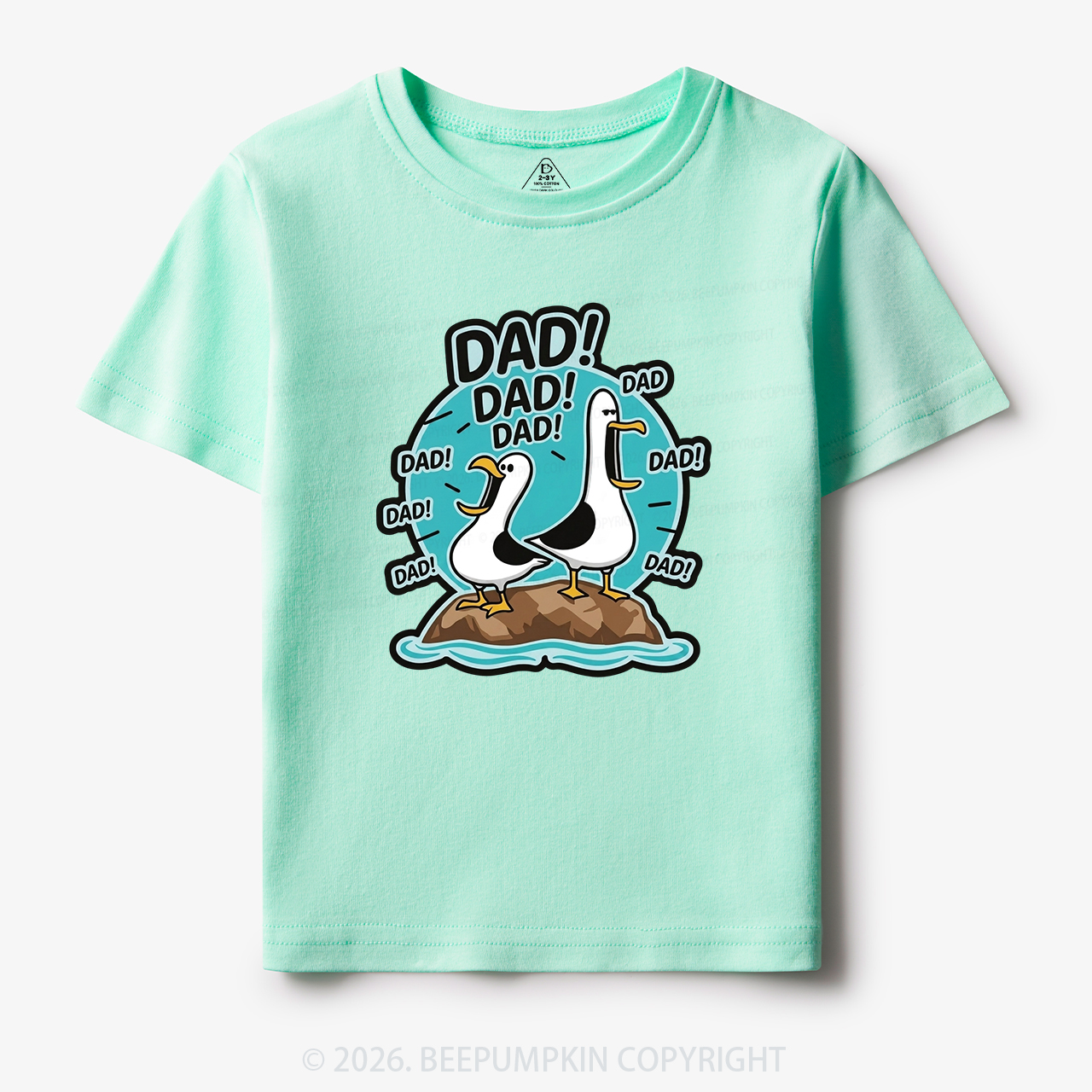 Funny Seagull DAD Toddler&Kid's Tees