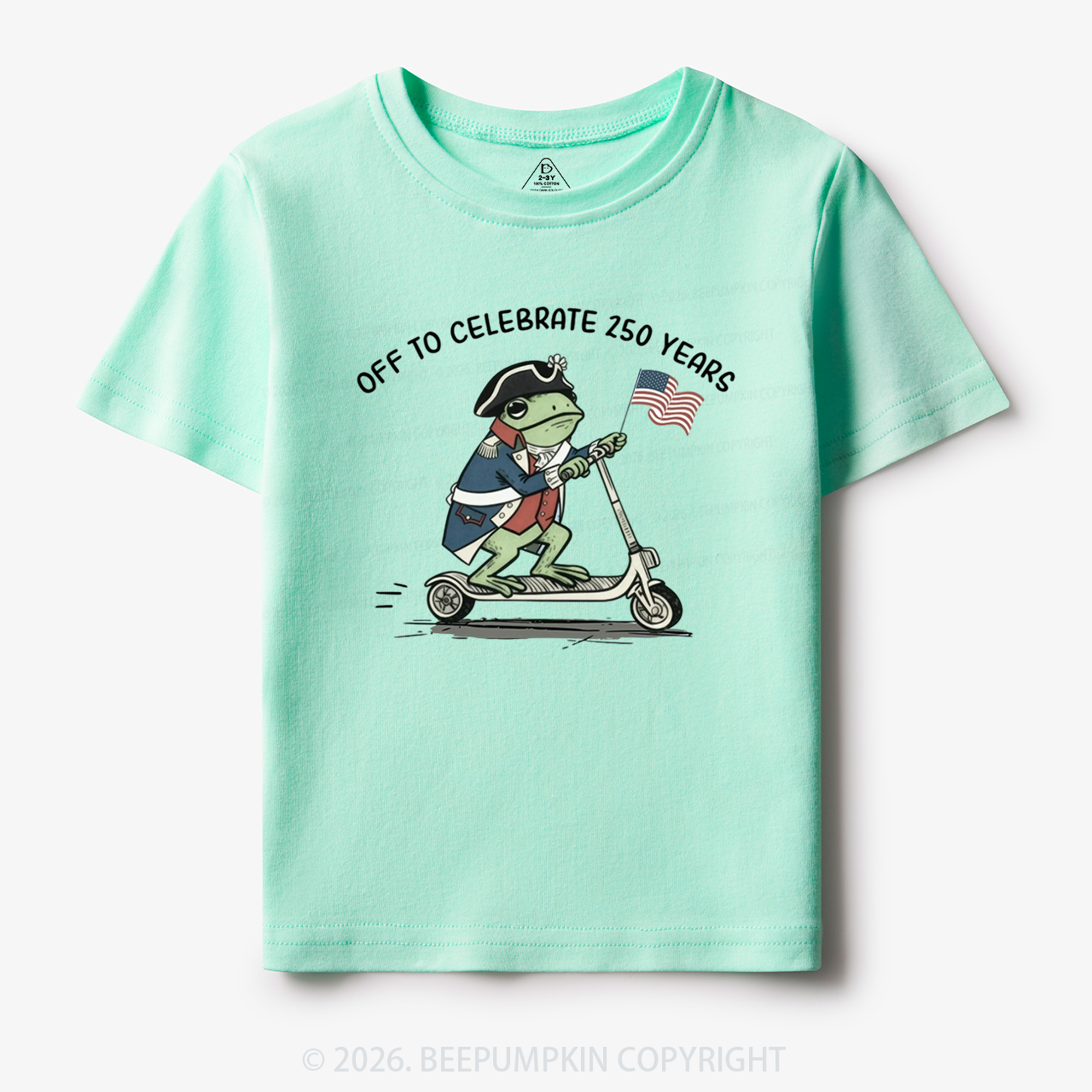 America 250 4th of July Toddler&Kid's Tees