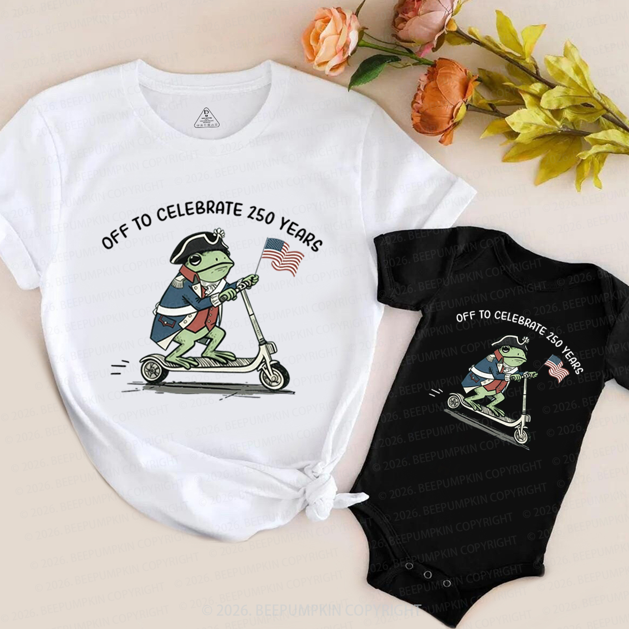 America 250 4th of July Mom&Me Matching T-Shirts