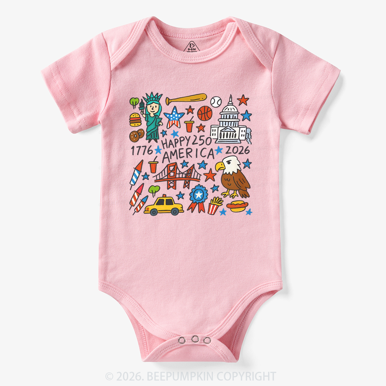America 250th Anniversary Bodysuit
