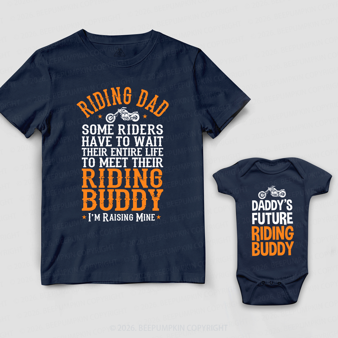 Riding Dad and Future Riding Buddy Dad&Me Matching Shirts