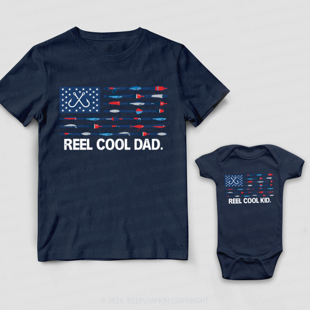 Reel Cool Fishing Dad&Me Matching Shirts