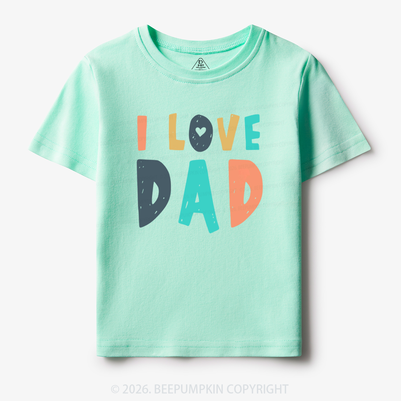 Father's Day 'I Love Dad' Toddler&Kid's Tees