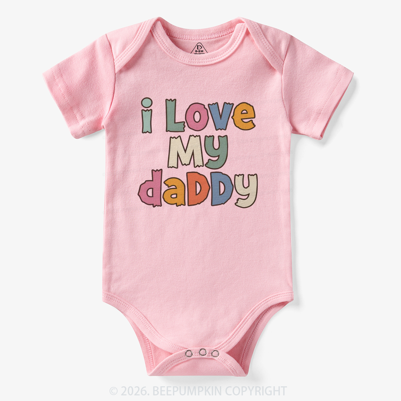 I Love My Daddy Cute Father's Day Bodysuit