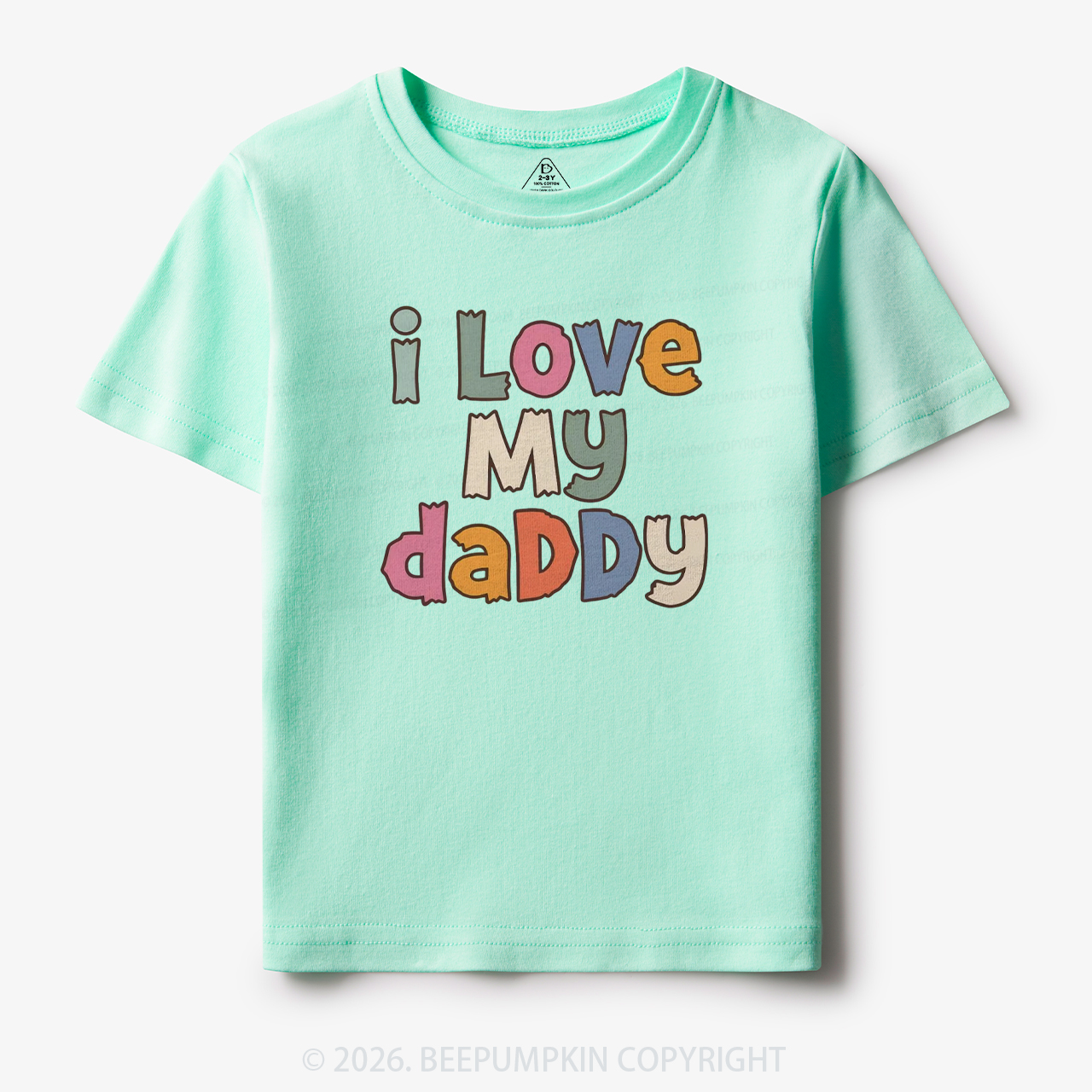 I Love My Daddy Cute Father's Day Toddler&Kid's Tees