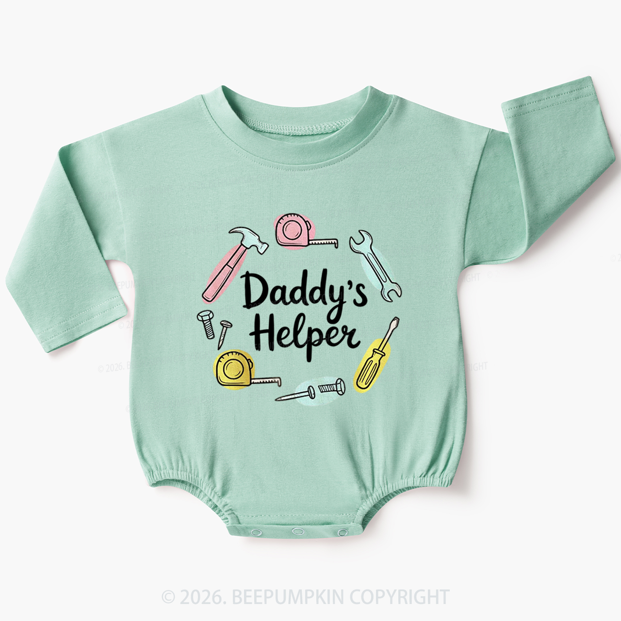 Daddy’s Little Helper Baby Bubble Romper