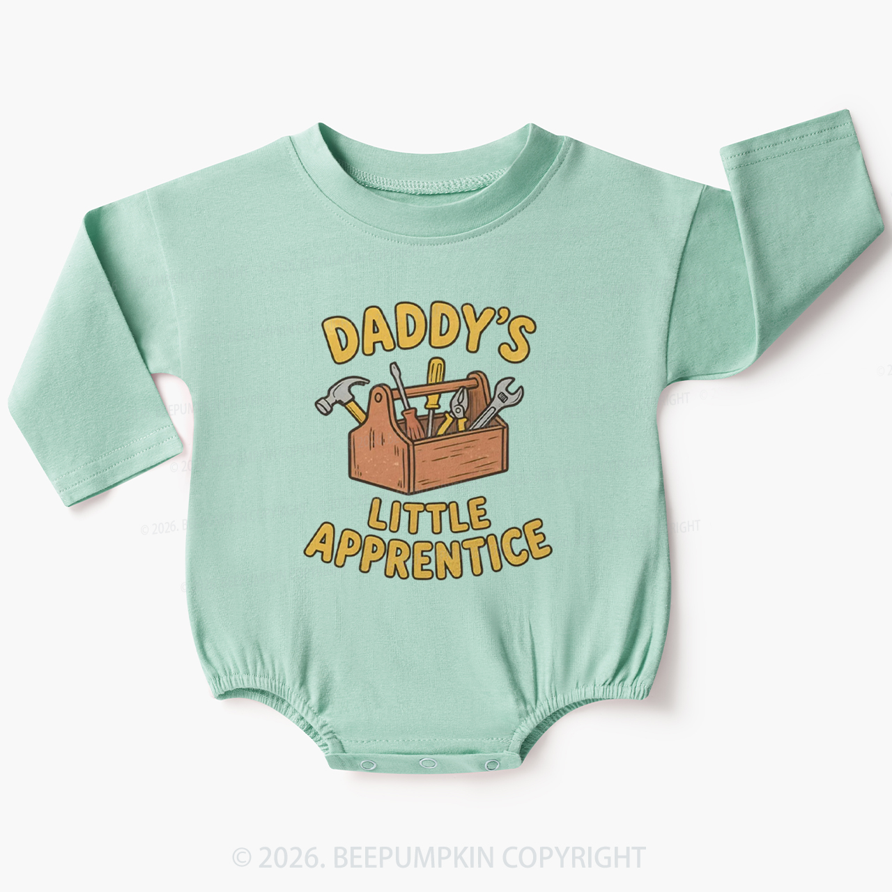 Daddy's Little Apprentice Baby Bubble Romper
