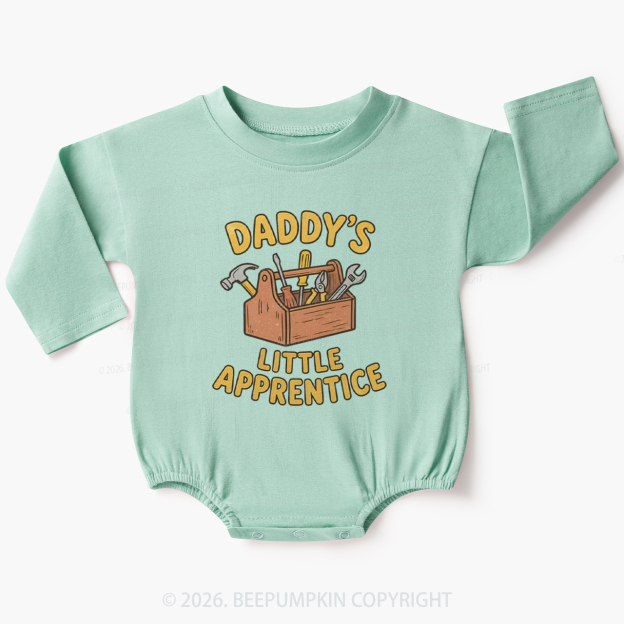 Daddy's Little Apprentice Baby Bubble Romper