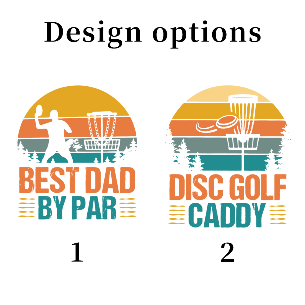 Best Dad By Par Disc Golf Dad&Me Matching Shirts