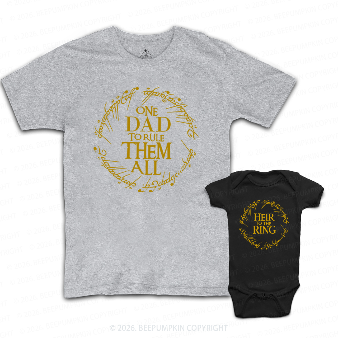 One Dad To Rule Them All Dad&Me Matching Shirts