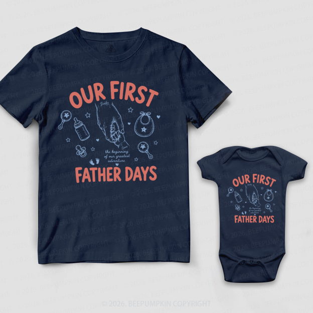 The Beginning of Our Greatest Adventure Dad&Me Matching Shirts