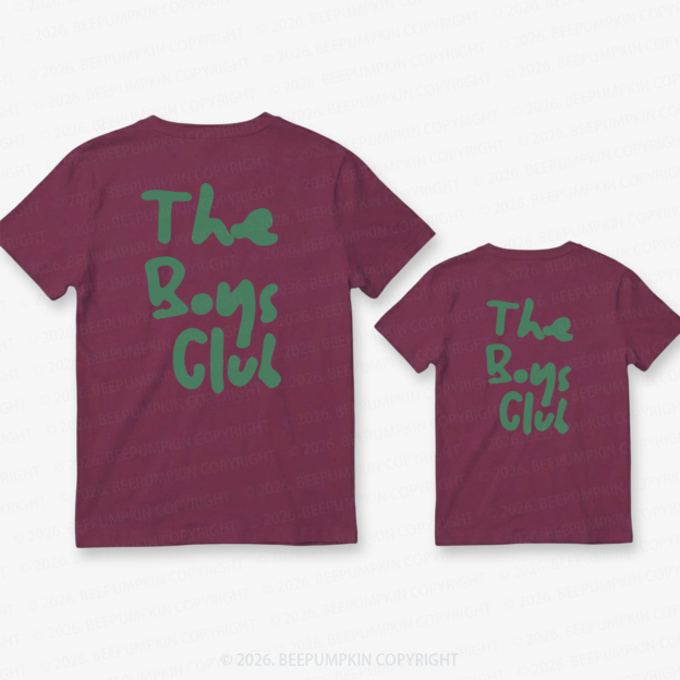 The Boys Club Dad&Me Matching Shirts-Back Design