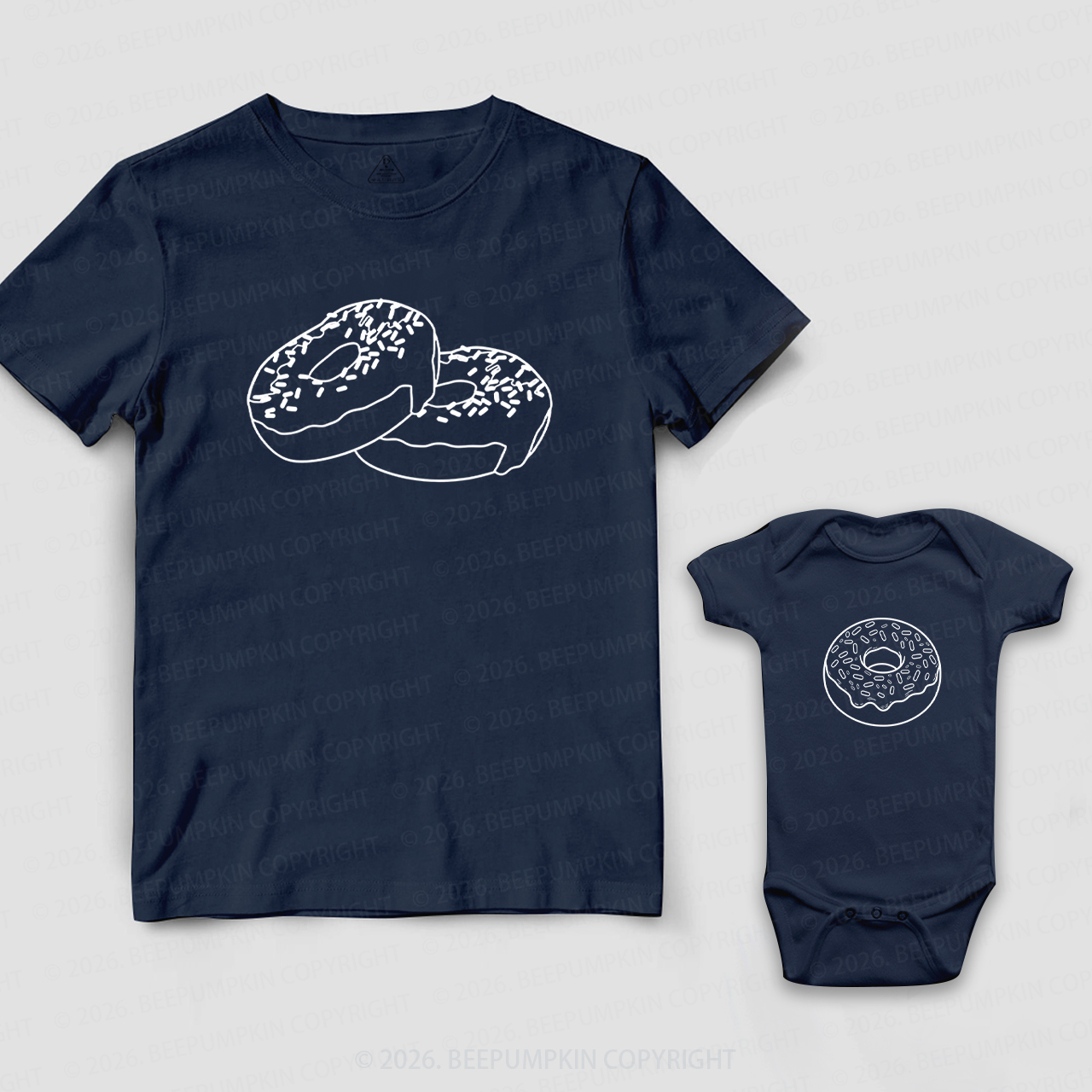 Father's Day Donuts Dad&Me Matching Shirts
