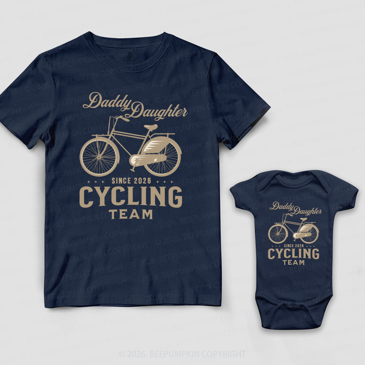 Daddy Daughter Matching Cycling Team Dad&Me Matching Shirts